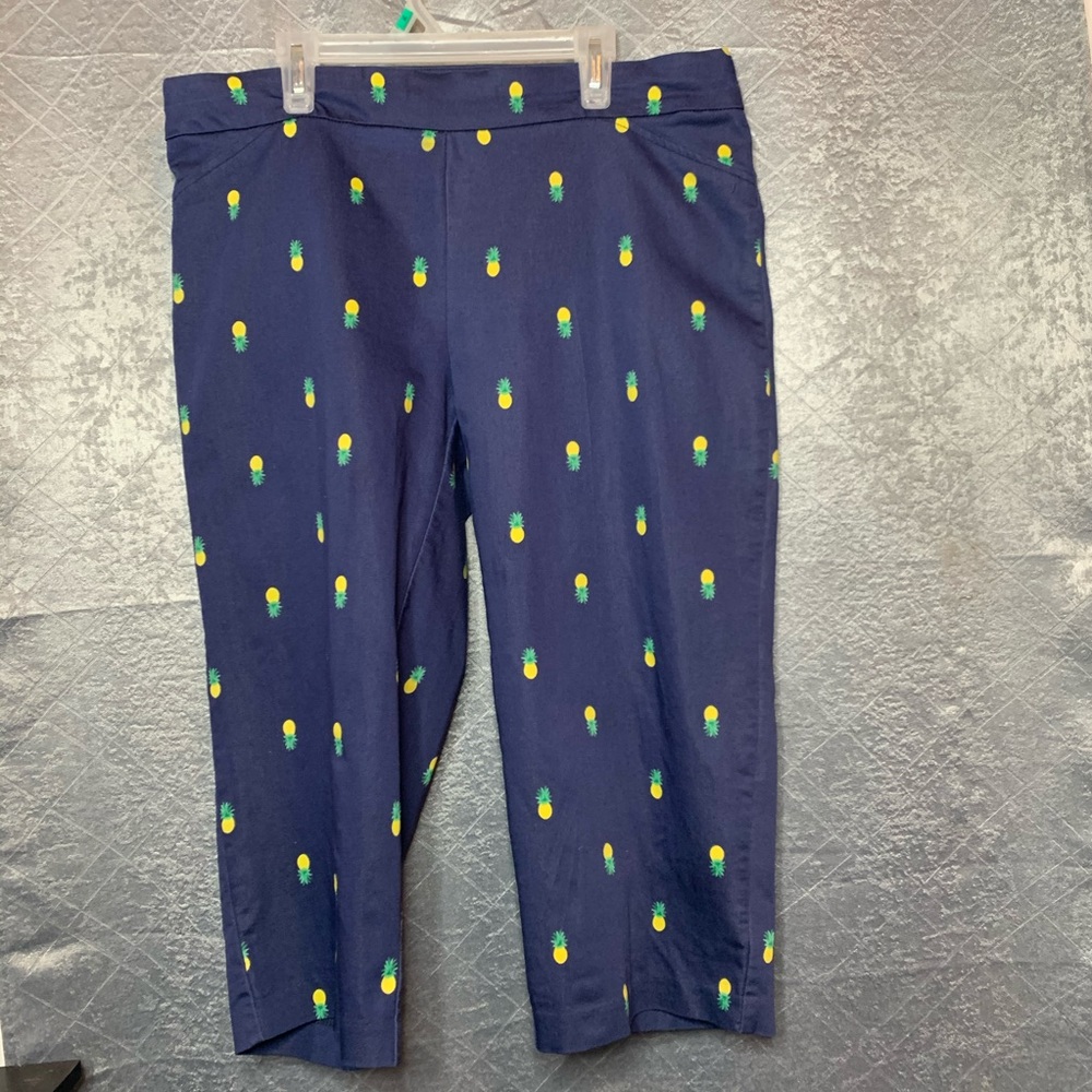 Blue Pineapple Trousers